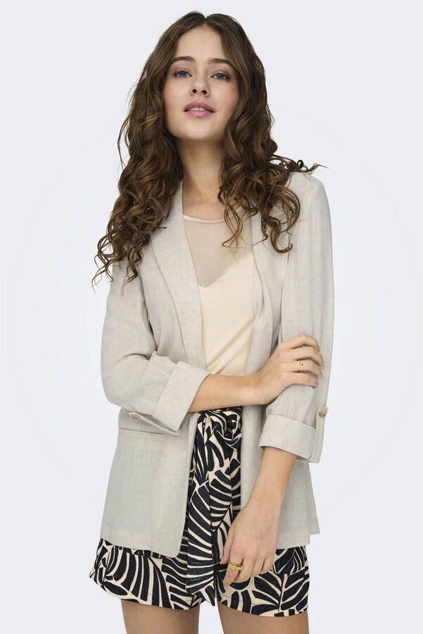 Only Lange blazer ONLSIESTA 3 4 OPEN LIN BL BLAZE TLR NOOS