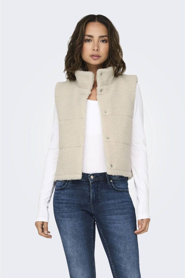 Only Gilet ONLSANDRA TEDDY WAISTCOAT LIFE OTW NOOS