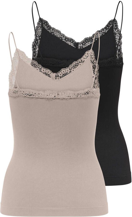 Only Top ONLVICKY LACE BASIC 2-PACK SEAMLESS TOP (set 2-delig) - Foto 2