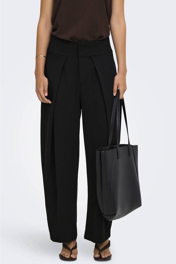 ONLY high waist ballon casual broek zwart