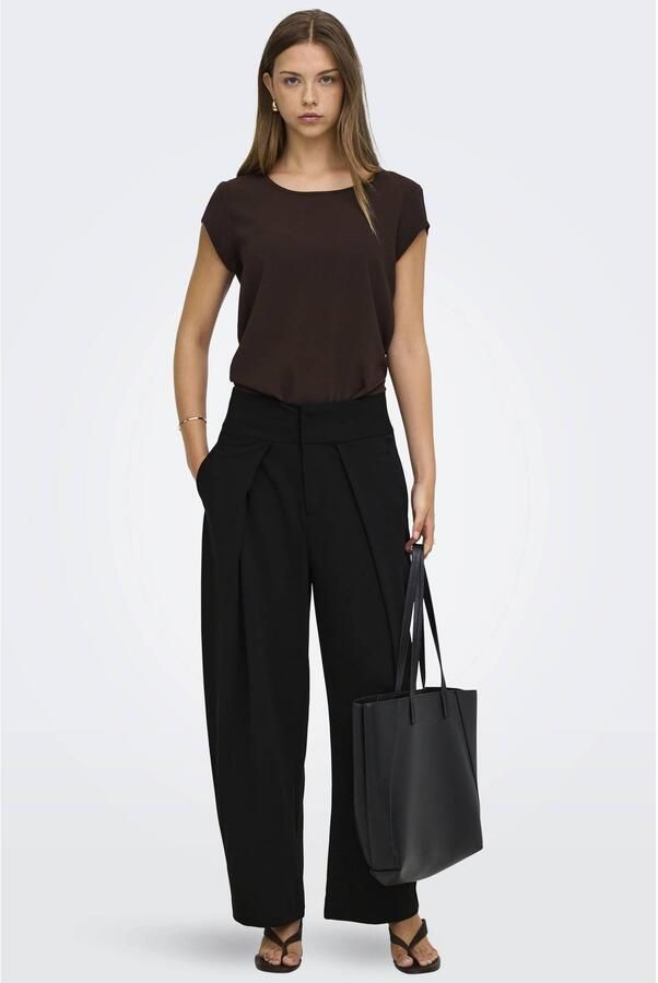 ONLY high waist ballon casual broek zwart - Foto 2