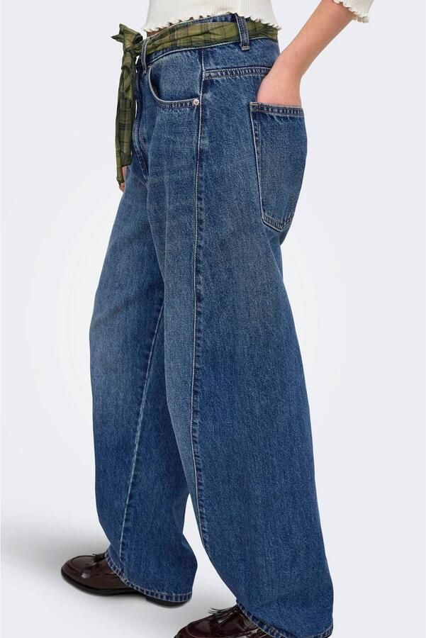 ONLY high waist barrel jeans medium blue denim - Foto 2