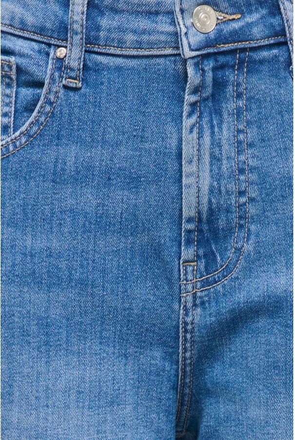 ONLY high waist barrel jeans mediumblauw - Foto 3