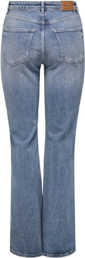 ONLY high waist flared jeans ONLJUICY medium blue denim