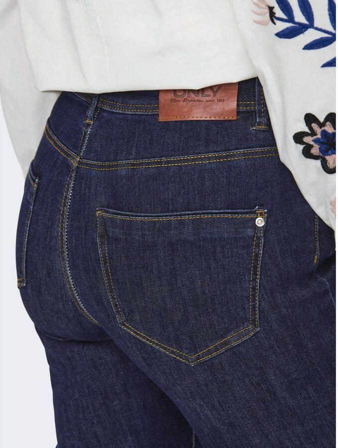 ONLY high waist flared jeans ONLWAUW dark blue denim - Foto 2