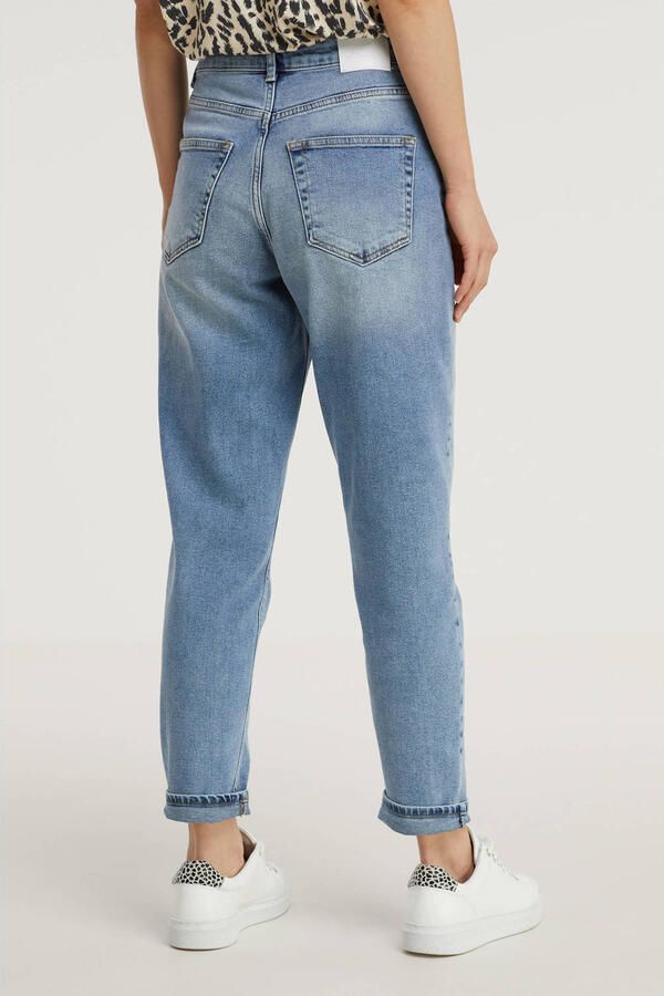 ONLY high waist mom jeans ONLVENEDA light blue denim