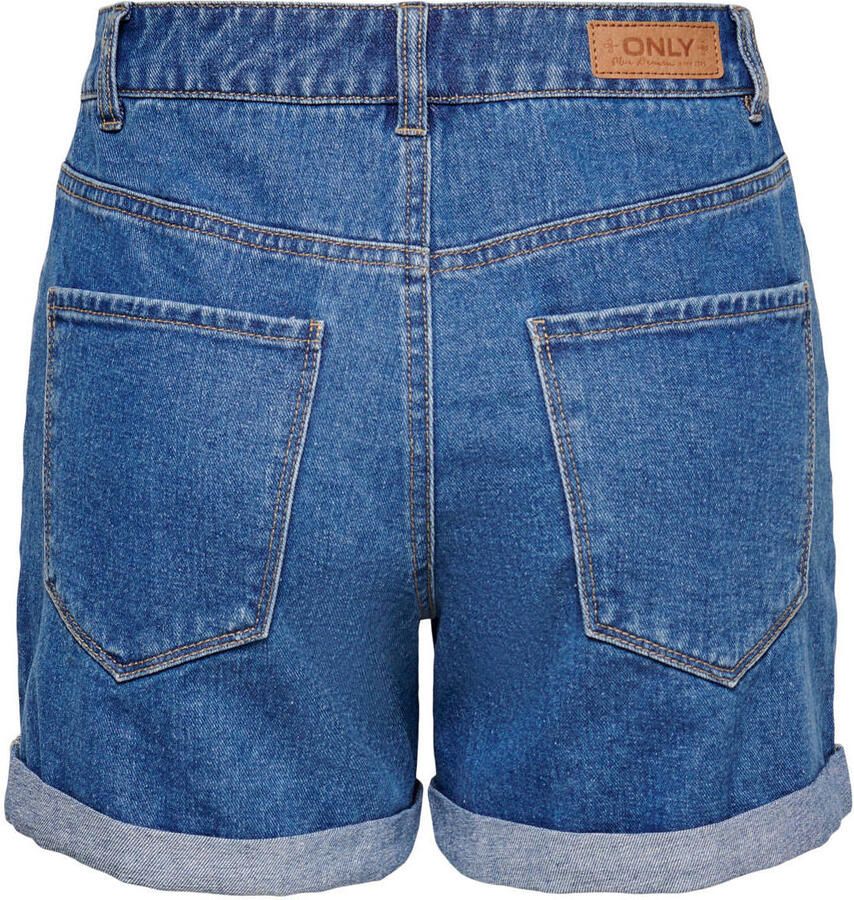 Only Korte jeans van katoen met vaste omslag aan de pijpen - Foto 2