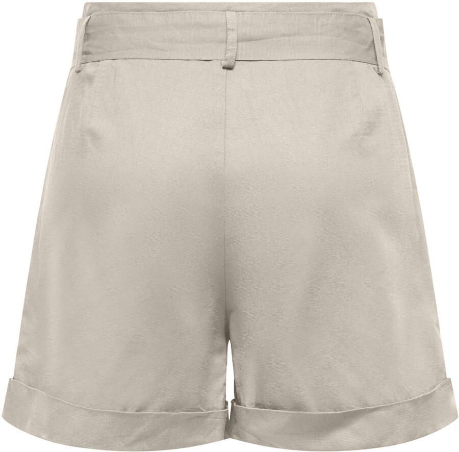 ONLY high waist regular fit short beige - Foto 2