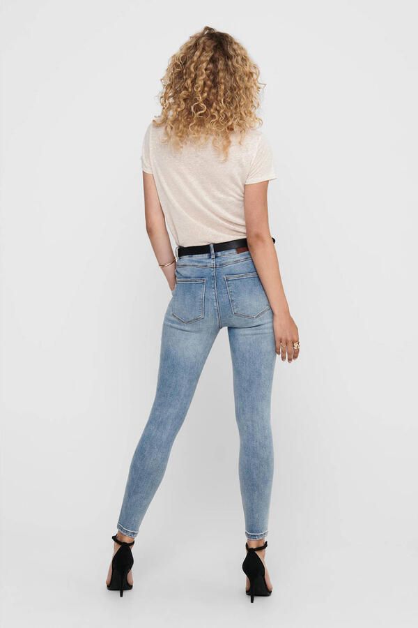 ONLY high waist skinny jeans ONLMILA light blue denim