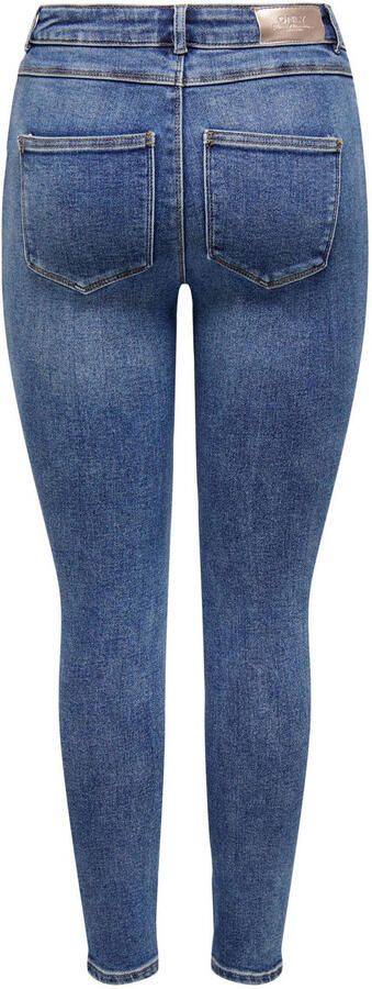 ONLY high waist skinny jeans ONLMILA medium blue denim - Foto 4