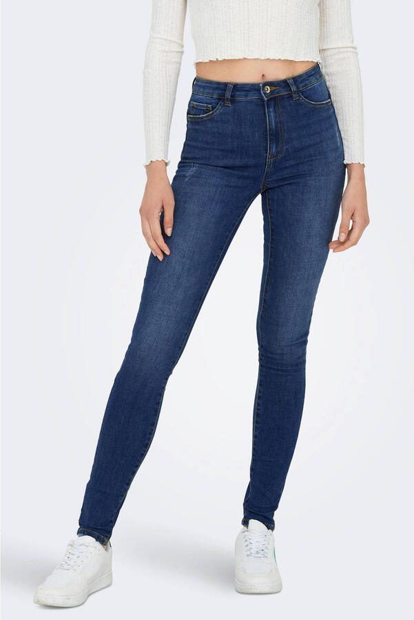 Only Skinny fit jeans ONLROSE – Skinny-jeans met hoge taille en modieuze wassing