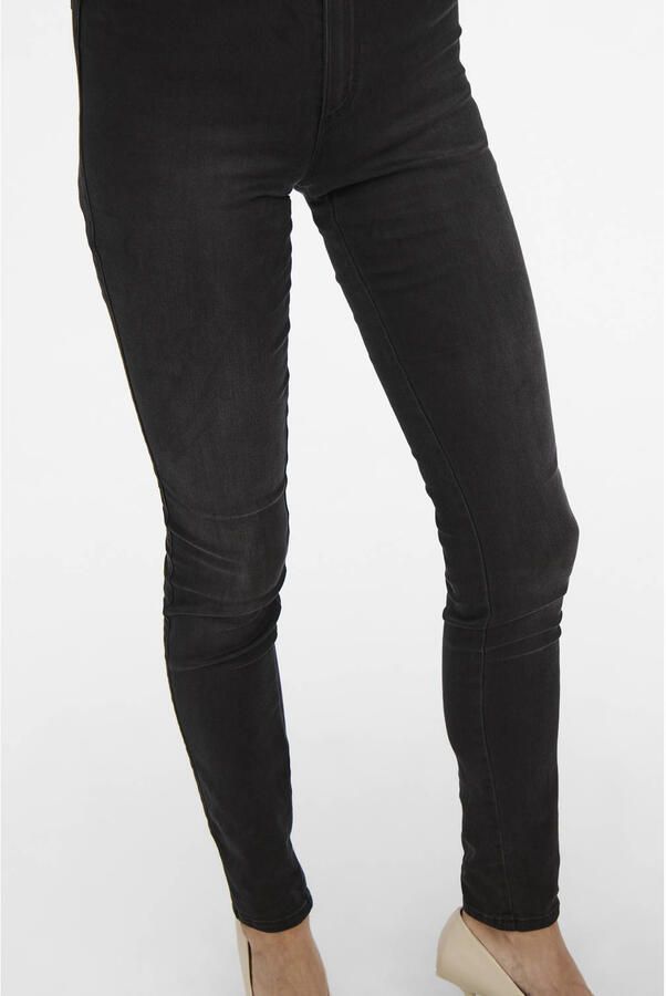 ONLY high waist skinny jeans ONLROYAL black denim regular