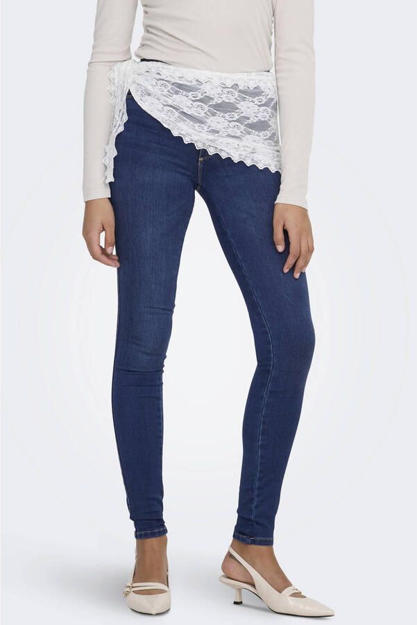 Only High waist skinny fit jeans met stretch Better Cotton Initiative