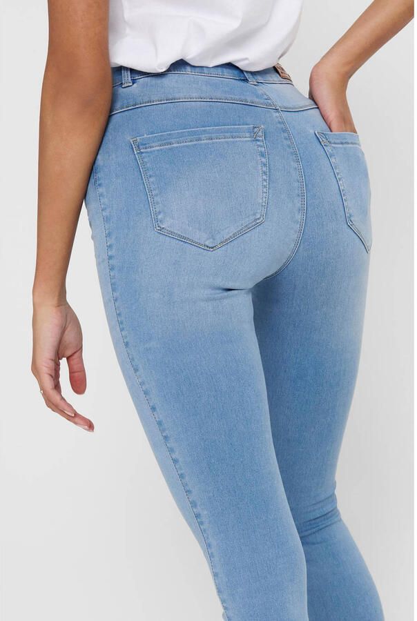 Only High-waist jeans ONLROYAL – Skinny-jeans met hoge taille en slijtage-effect