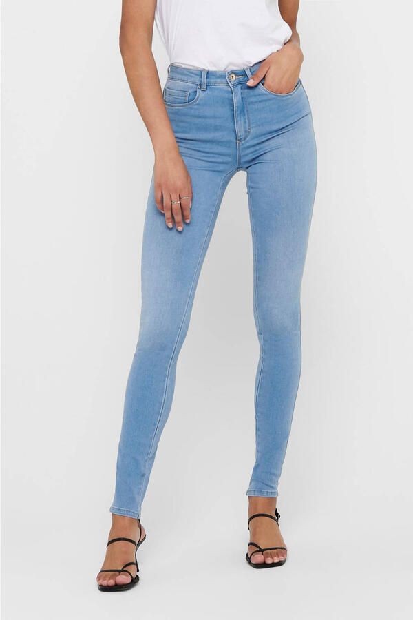 Only High-waist jeans ONLROYAL – Skinny-jeans met hoge taille en slijtage-effect - Foto 4