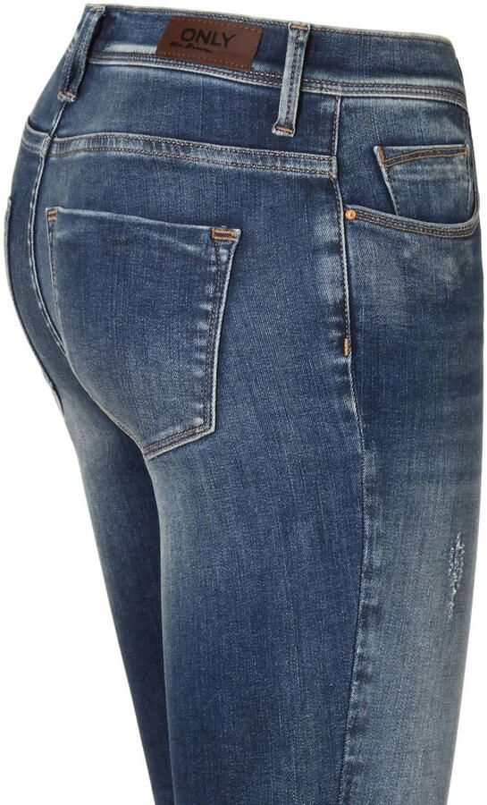 ONLY high waist skinny jeans ONLSHAPE dark blue denim - Foto 3