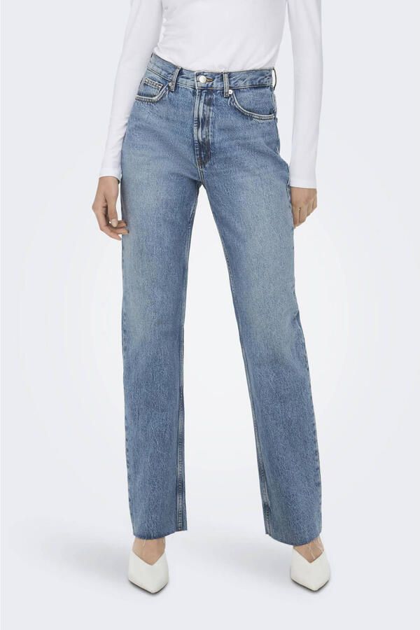 Only Straight Jeans ONLRILEY LIFE EX HW STR DNM DOT353 NOOS 15315031 - Foto 3