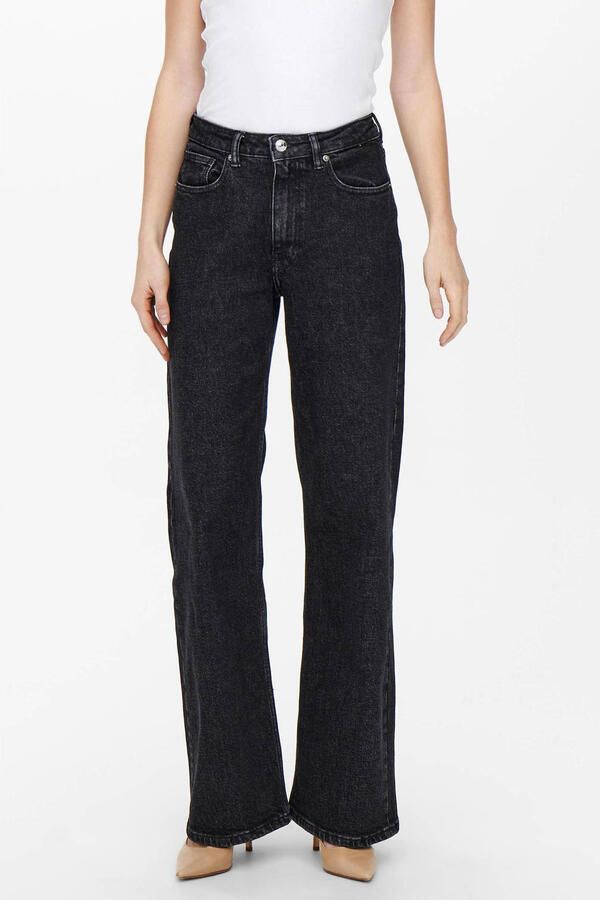 Only Wide leg jeans van katoenmix model 'JUICY LIFE' - Foto 2