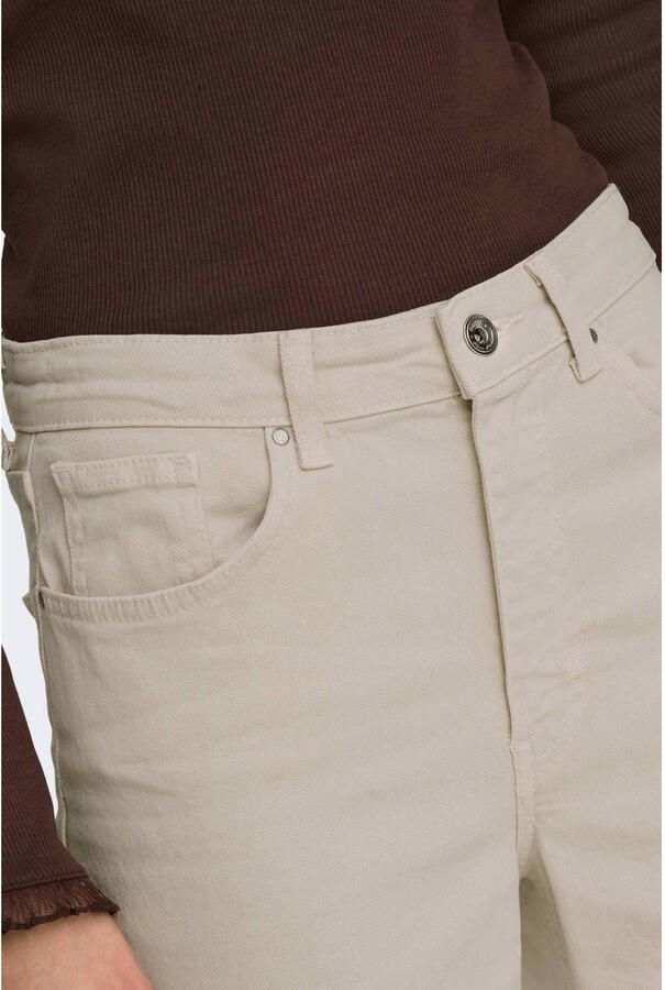 Only Beige Baggy Jeans Lente Zomer Collectie Beige Dames