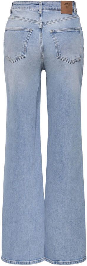 ONLY high waist wide leg jeans ONLJUICY medium blue denim - Foto 2