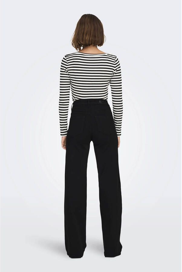 Only High-waist jeans ONLMADISON BLUSH HW WIDE DNM SOO796 NOOS - Foto 2