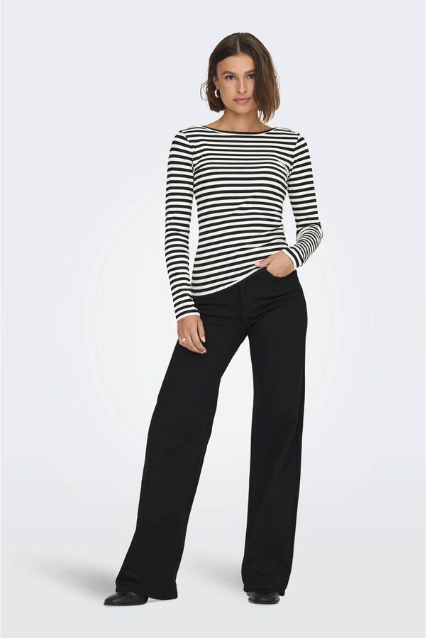 Only High-waist jeans ONLMADISON BLUSH HW WIDE DNM SOO796 NOOS - Foto 3