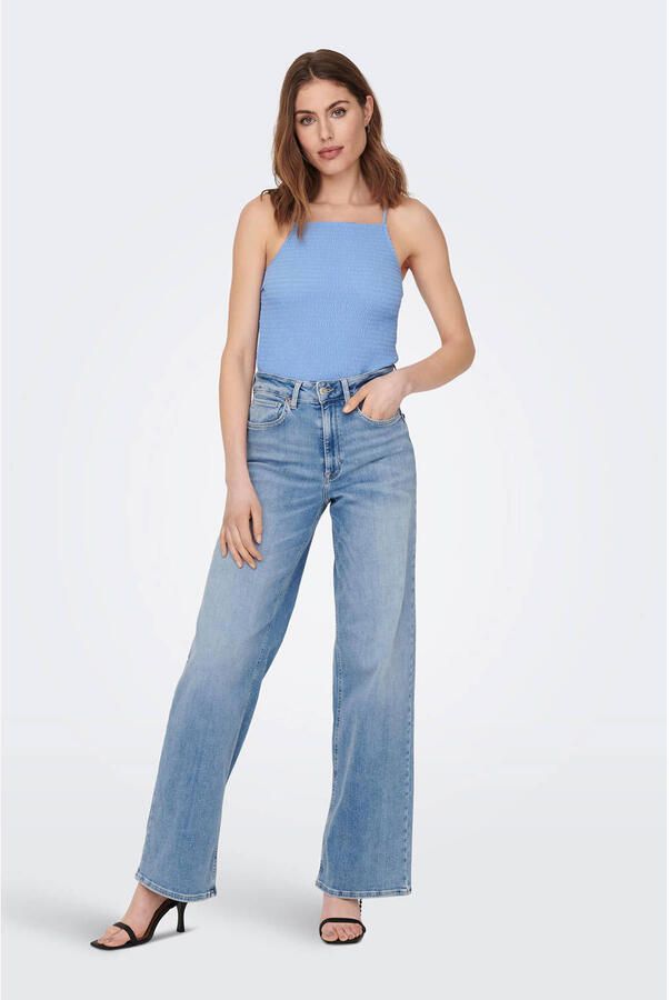 Only High-waist jeans ONLMADISON – High waist jeans met wijde pijpen voor comfort - Foto 2
