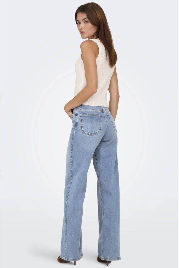 Only High-waist jeans ONLMADISON – High waist jeans met wijde pijpen voor comfort - Foto 2
