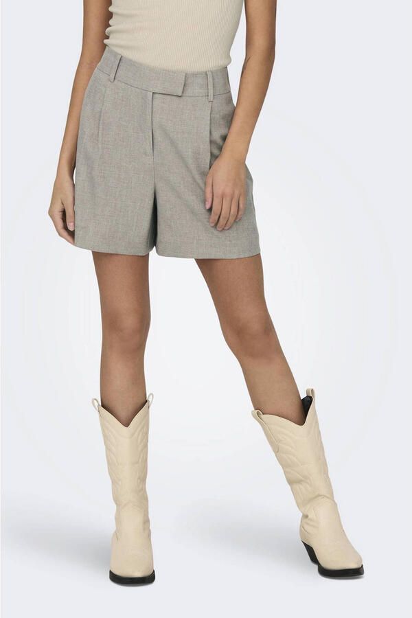 Only Short ONLLINDA – Shorts met hoge taille en wijde pijpen
