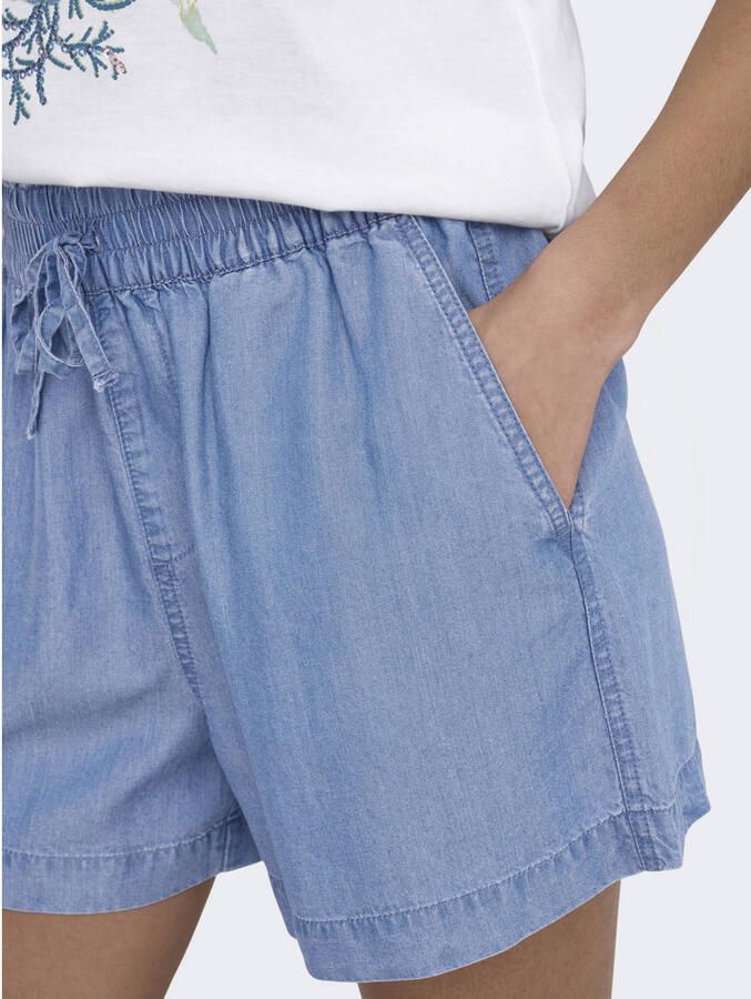 ONLY high waist casual short blauw - Foto 2