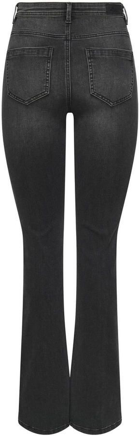 ONLY high waist flared jeans black denim - Foto 3