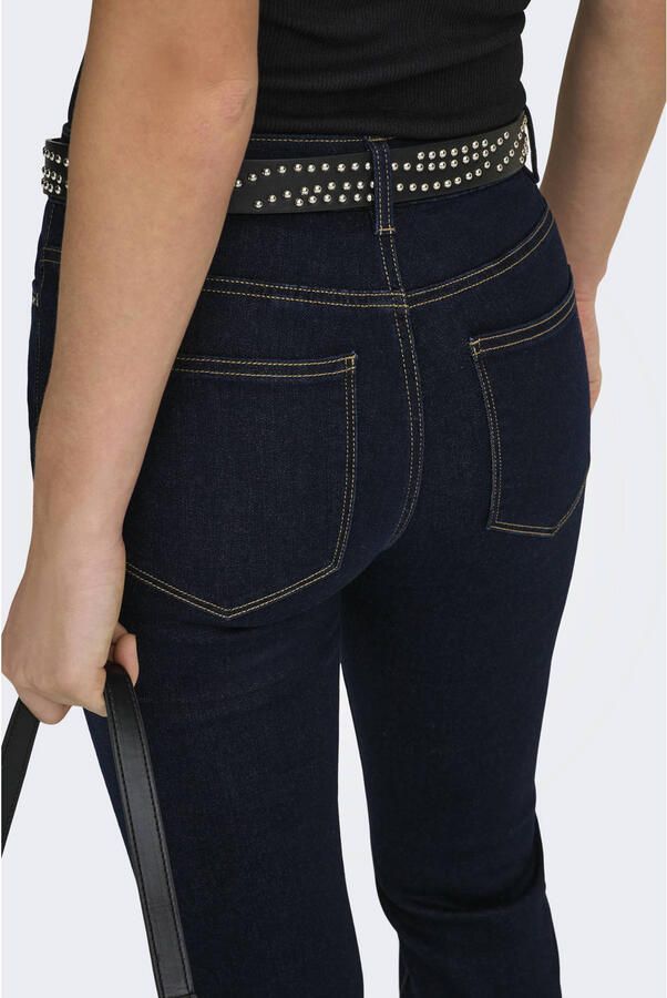ONLY high waist flared jeans dark blue denim - Foto 2