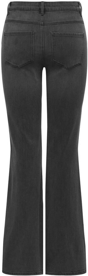 ONLY high waist flared jeans grey denim