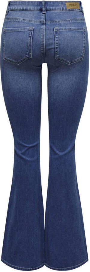 ONLY high waist flared jeans medium blue denim - Foto 3