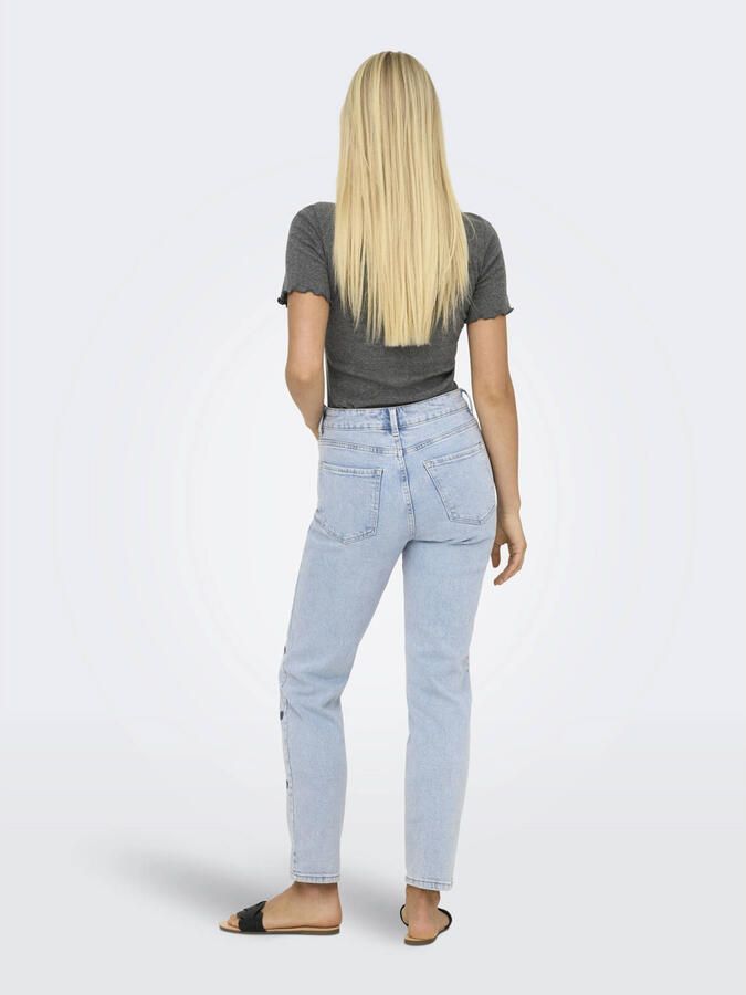 Only Emily Stretch High Waist Straight Fit Jeans Dames - Foto 2