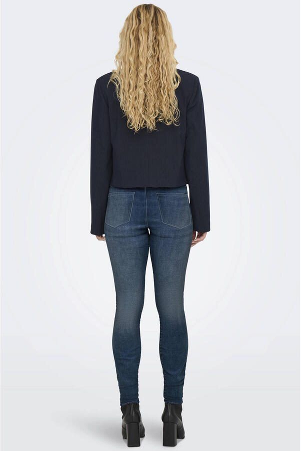 ONLY high waist skinny jeans dark blue denim - Foto 2