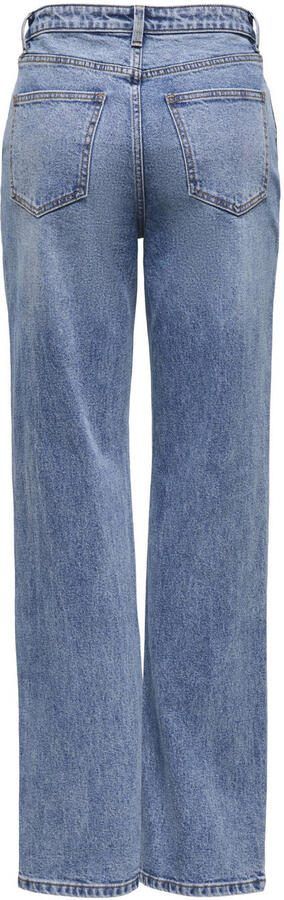 ONLY high waist straight leg jeans light blue denim - Foto 2