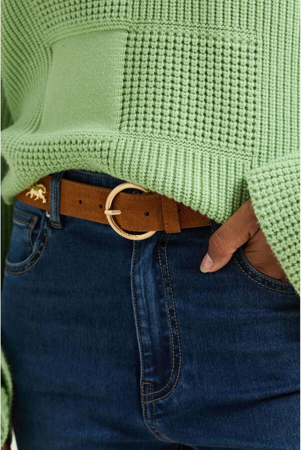 ONLY high waist wide leg jeans dark blue denim - Foto 3