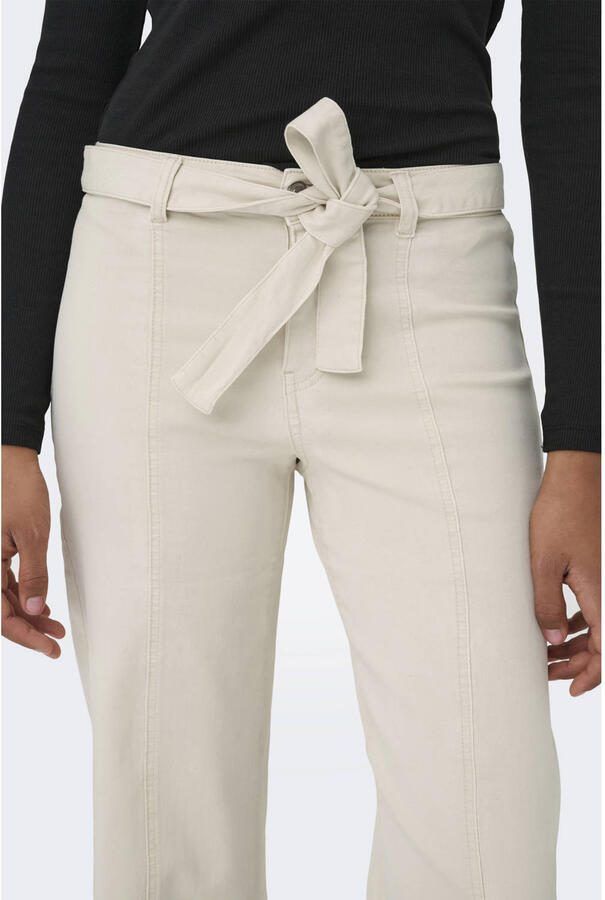 ONLY high waist wide leg jeans ecru - Foto 2