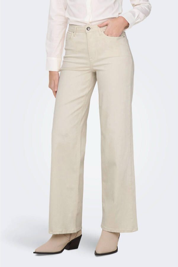 Only High-waist jeans ONLMADISON BLUSH HW WIDE DNM CRO NOOS - Foto 3
