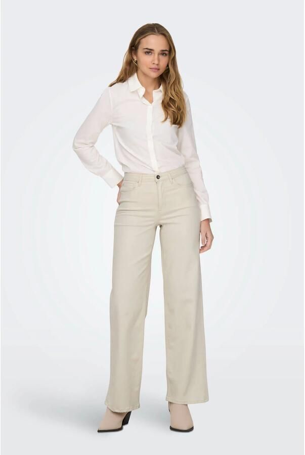 Only High-waist jeans ONLMADISON BLUSH HW WIDE DNM CRO NOOS