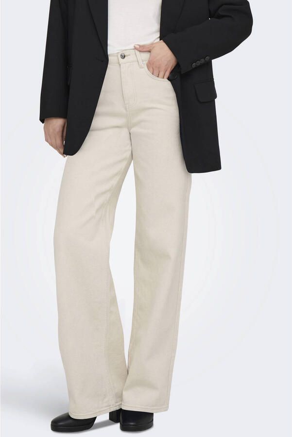 ONLY high waist wide leg jeans