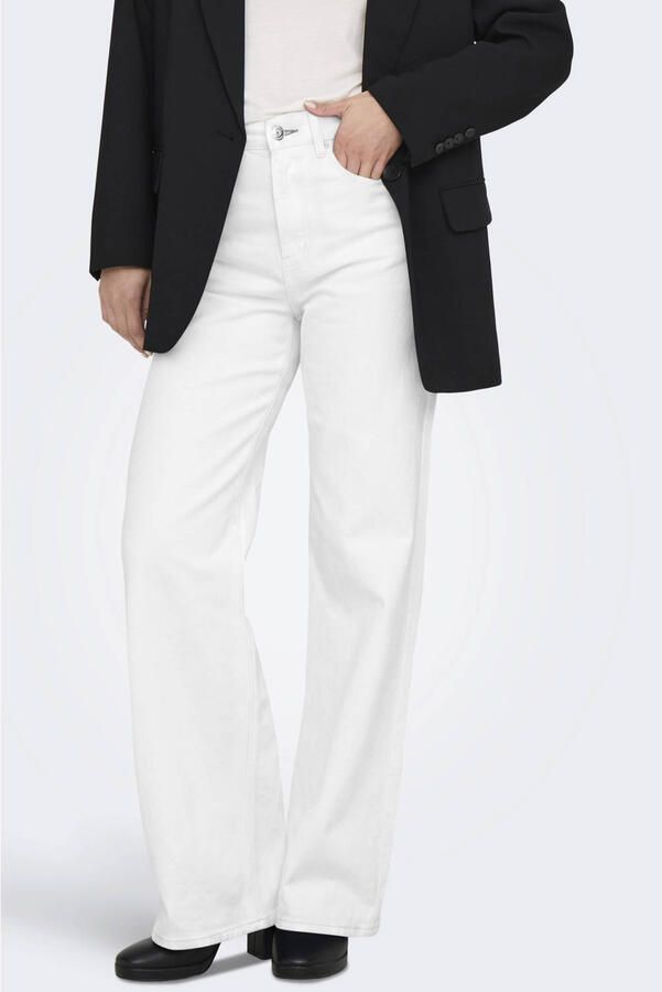 ONLY high waist wide leg jeans