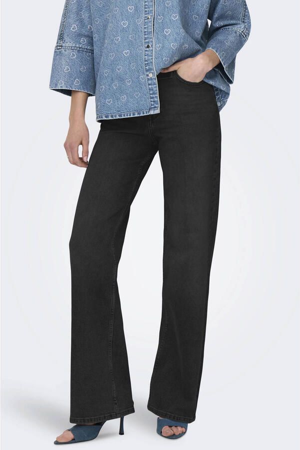 ONLY high waist wide leg jeans