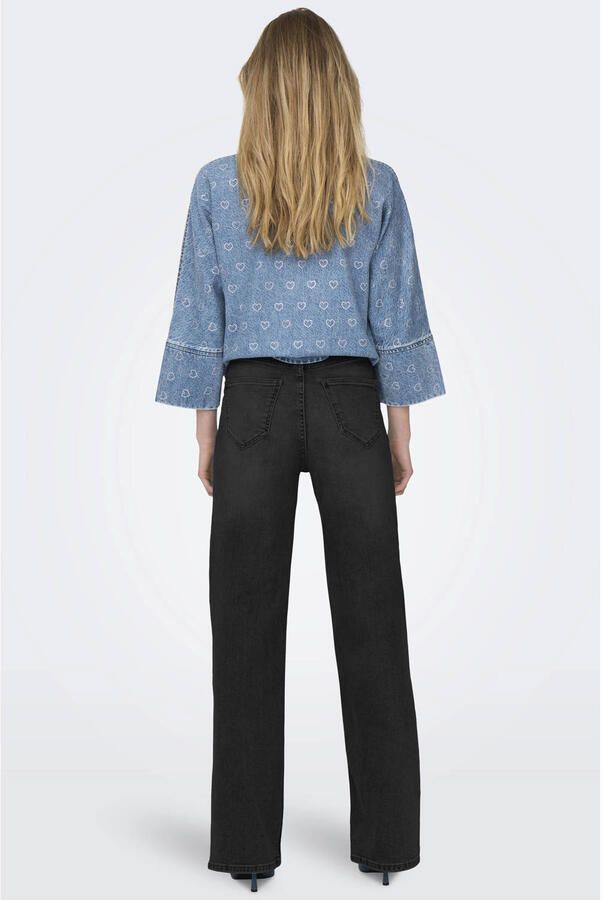 ONLY high waist wide leg jeans - Foto 2