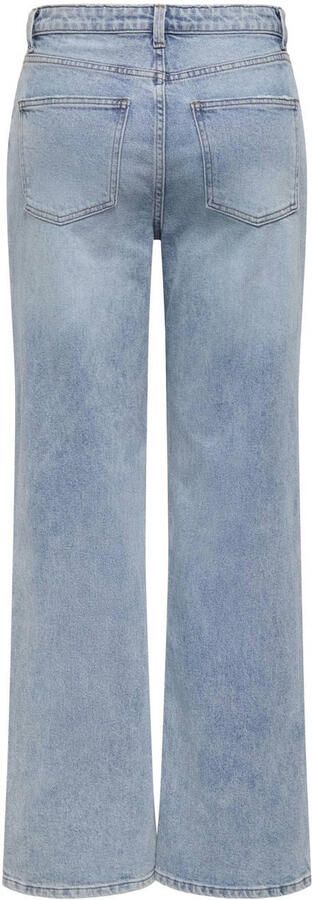 ONLY high waist wide leg jeans light blue denim