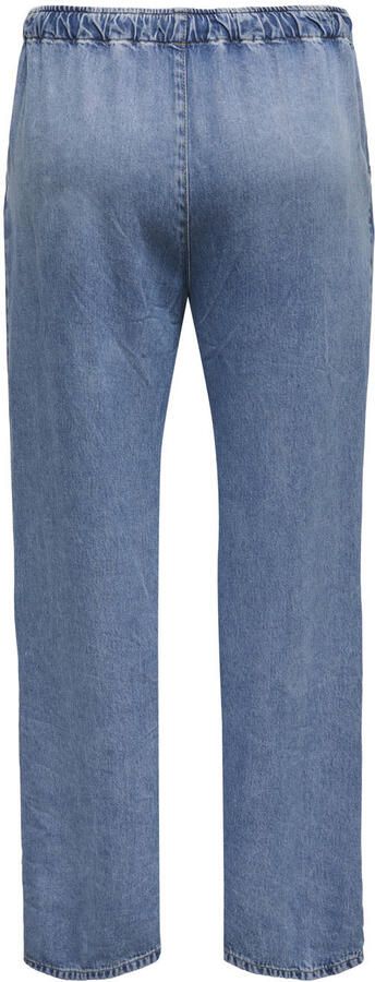 Only Regular fit wide leg jeans met elastische band model 'GRETA' - Foto 3