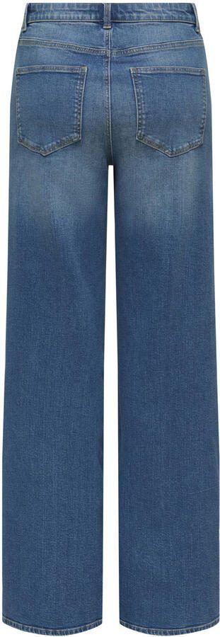ONLY high waist wide leg jeans light blue denim