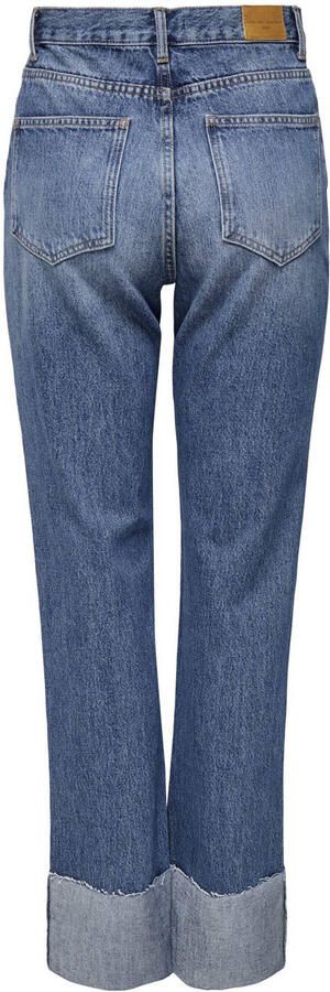 ONLY high waist wide leg jeans medium blue denim - Foto 2