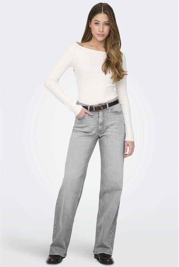 ONLY high waist wide leg jeans wide leg jeans